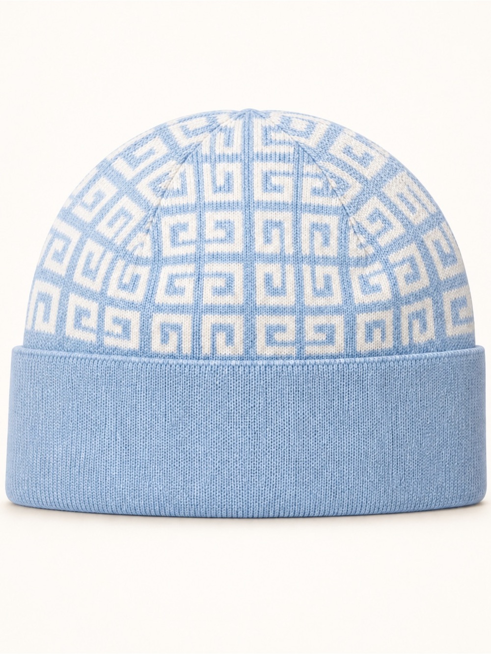 Givenchy Double Face Wool Cashmere Logo Beanie